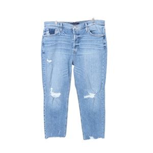 Joe’s Jeans “The Scout” Mid Rise Slim Boyfriend Cut Pale Washed Denim Jeans 32